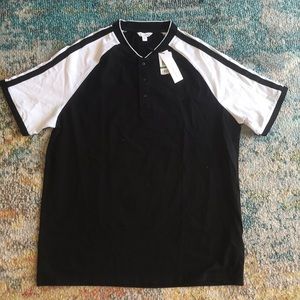 Black and white Calvin Klein polo